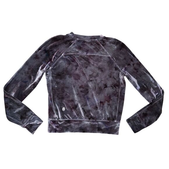 Lululemon Velour Warm Down Crew - Interstellar Dark Grey Multi - Picture 6 of 9